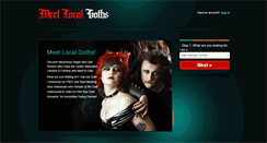 Desktop Screenshot of meetlocalgoths.com