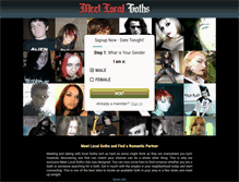 Tablet Screenshot of meetlocalgoths.com